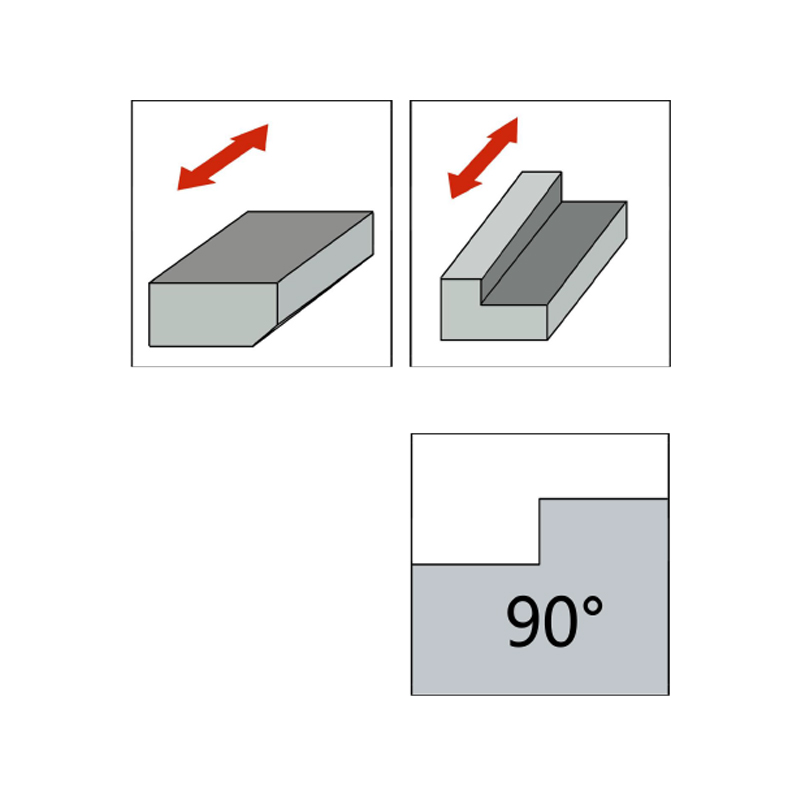  PLANFRÄSER，Kr=90°