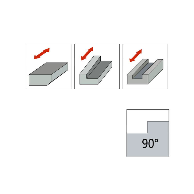  PLANFRÄSER，Kr=90°